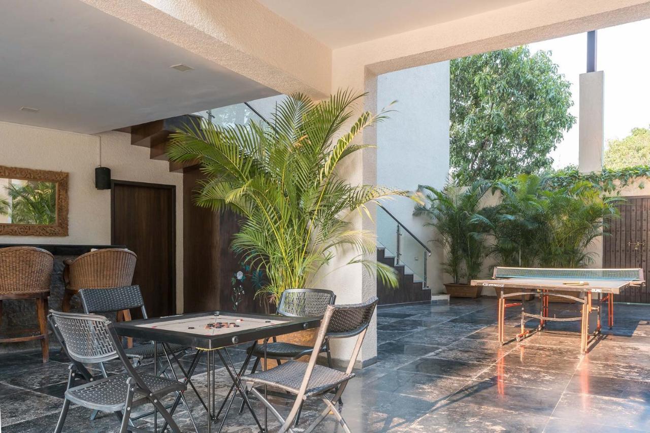 The Leaf By Stayvista - An Enchanting Escape Offering A Pool, Terrace, Lush Lawn, Contemporary Interiors, And Indoor Games Alībāg Εξωτερικό φωτογραφία